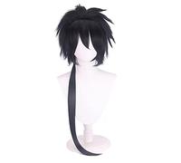 Uchiha Izuna Cosplay Wig Uchiha Sasuke Black Long Cosplay Hair Men Wigs