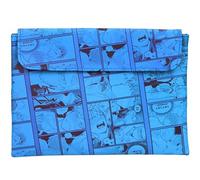 Uchiwa - Funda para libro manga - Portamanga Diseño Viñeta Azul Megumi To Tsugumi - Compatible con ebooks tamaño Kindle - Tamaño 24 x 22 x 3 cm.