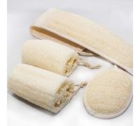 UCIN Esponja de lufa egipcia natural ecológica de alta calidad, exfoliante grande, exfoliante corporal, elimina la piel muerta para una mayor suavidad, esponja de lufa, cepillo para polvo corporal