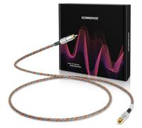 UCINNOVATE Cable de subwoofer RCA de alta gama, 4,5 m, cable de audio estéreo con conector chapado en oro para estéreo, cine en casa, altavoz, potencia de graves