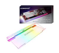UCINNOVATE Dream Color - Soporte de acrílico para teclado de computadora, bandeja de soporte para teclado retroiluminado LED, interfaz USB para teclado de juegos, soporte de teclado para teclado