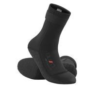 UCK-KIT Calcetines De Neopreno 5MM Calcetines De Traje De Neopreno De Calor Térmico para Hombres Mujeres Calcetines De Playa Antideslizantes para Buceo Natación Surf Vela Deportes Acuáticos,Negro,M