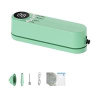 UCK-KIT Sellador De Mini Vacío Inalámbrico, Sellador De Bolsas Recargable De 3 En 1 para Almacenamiento De Alimentos, Sellador De Vacío De Mano para Preservación De Alimentos,Verde