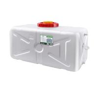 UCKYSU Cubo Agua Plástico Blanco con Capacidad 70L 45L 100L 25L 150L Cierre Hermético Diseño Asa Antigoteo Fácil Transportar(100L)