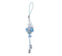 Uclac Cordón colgante con patrón de flores; dijes para teléfono antipérdida; accesorio móvil con cuentas; adorno universal para mochila., 1.0*1.0*1.0, sin piedra, sin perla
