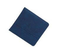 Uclac Funda de piel sintética para seguro de registro de coche, funda para permiso de conducir, carnet de conducir, carnet de conducir, funda para tarjeta de crédito, azul oscuro, A
