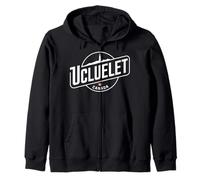 Ucluelet Canadá Faro Escena Costera Sudadera con Capucha