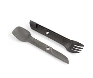 UCO Juego de utensilios de 2 piezas para exteriores, camping, senderismo, mochilero