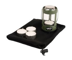 UCO Kit de Mini Farol de Vela Unisex 2.0, Revestimiento de Polvo Verde, Talla única