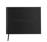 UCO - Libro de invitados funerario para servicio conmemorativo (9 x 7 pulgadas), elegante tapa dura para celebración de la vida, libro de visitas de registro, cuaderno de recuerdos para un recuerdo