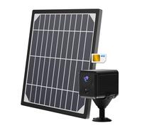 UCOCARE 4G LTE Camara Vigilancia SIM Exterior Solar, FHD Portátil Camara Solar 4G sin WiFi con Panel Solar, Bateria 5200mAh, Visión 160°, Detección Movimiento AI, Vision Nocturna