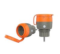 UCOMEN Enchufe Exterior Impermeable 16A 3680W, Control Remoto, Control de Voz y Temporizador, Funciona con Alexa y Google Home, Smart Life App, 2 Pack