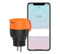 UCOMEN Enchufe Exterior Impermeable 16A 3680W, Monitor de Energía, Control Remoto, Control de Voz y Temporizador, Funciona con Alexa y Google Home, Smart Life App, 1 Pack