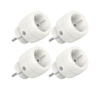 UCOMEN Enchufe Inteligente WiFi 16A 3680W, Fácil Instalación,Compatible con Alexa y Google Home, Horarios y Temporizadores, Smart Life APP, 4 Pack