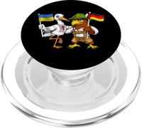 Ucrania Alemania Raíces Bandera Ucraniana Orgulloso Alemán PopSockets PopGrip para MagSafe