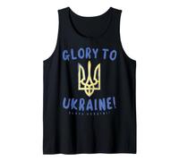 Ucrania Camiseta Gloria A Ucrania Slava Ukraini Zelensky Camiseta sin Mangas