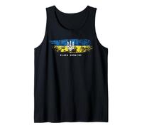 Ucrania Camiseta Slava Ukraini Bandera Tryzub Tridente Camiseta sin Mangas