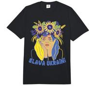 Ucrania Camiseta Slava Ukraini Girasol Mujer Comfort Colors Adult Heavyweight T-Shirt