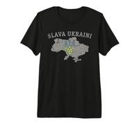 Ucrania Camiseta Slava Ukraini Tryzub Zelensky Camiseta Premium