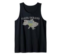 Ucrania Camiseta Slava Ukraini Tryzub Zelensky Camiseta sin Mangas