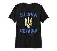 Ucrania Camiseta Tryzub Slava Ukraini Gloria Ucrania Camiseta Premium