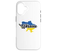 Ucrania Corazón Girasol Símbolo I Stand with Carcasa para iPhone 16