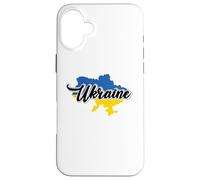 Ucrania Corazón Girasol Símbolo I Stand with Carcasa para iPhone 16 Plus