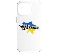 Ucrania Corazón Girasol Símbolo I Stand with Carcasa para iPhone 16 Pro