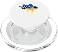 Ucrania Corazón Girasol Símbolo I Stand with PopSockets PopGrip para MagSafe