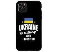 Ucrania está Llamando y Debo IR a Ucrania Viajes Diciendo Carcasa para iPhone 11 Pro MAX