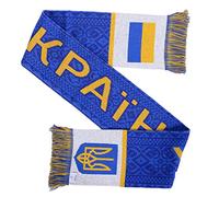 Ucrania Haz Clic para Obtener una Vista ampliada Bufanda de Punto de fútbol Azul (Azul)