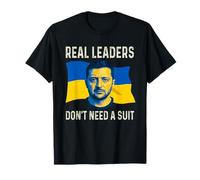 Ucrania Los Verdaderos líderes no Necesitan Traje Ucraniano Hombres Mujeres Camiseta