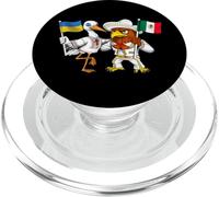 Ucrania México Raíces Bandera Ucraniana Orgulloso Patrimonio PopSockets PopGrip para MagSafe