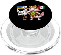 Ucrania México Raíces Bandera Ucraniana Orgulloso Patrimonio PopSockets PopGrip para MagSafe