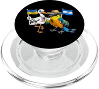 Ucrania Nicaragua Raíces Bandera Ucraniana Orgulloso PopSockets PopGrip para MagSafe