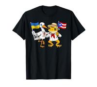 Ucrania Puerto Rico Raíces Bandera Ucraniana Orgulloso Camiseta
