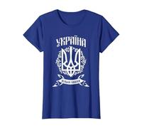 Ucrania Ucraniano Bandera de Kiev Trysub Ucrania Camiseta, Mujer, Azul Real, 3XL