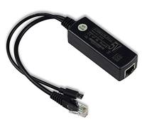 UCTRONICS IEEE 802.3af Micro USB PoE Divisor de alimentación a través de Ethernet 48 V a 5 V 2,4 A para tabletas, Dropcam o Raspberry Pi (48 V a 5 V 2,4 A)