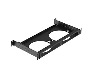 UCTRONICS Soporte de Rack para Mac Mini con Soportes Laterales, Montaje en Rack 1U de 19 Pulgadas, soporta hasta 2 Unidades de Todos los Modelos Mac Mini M2 y M1