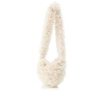 UCY Bolso con Piel de Peluche, Hombro de para Mujer, Beige, Einheitsgröße