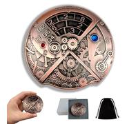 UD - Juego de Dados de Ruleta de Metal para Ruleta mecánica, Rodillo DND D&D, Spinner D20 Todo en uno, Dados DND D6, D8, D10, D12 para Dungeons and Dragons TRPG