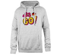 Udaytee 123 ¡Vamos Alemán Sudadera con Capucha De Corte Sencillo Sudadera Unisex Gris Simple-Fit Hoodie Grey Unisex Sweatshirt