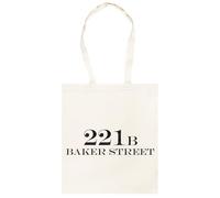 Udaytee 221b Baker Street Totebag Shopping Unisex De Algodón Beige Cotton Unisex Totebag Shopping