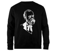 Udaytee Antonín Dvořák Sweat-Shirt Unisexe Noir À Coupe Simple Sudadera Unisex Negra De Corte Sencillo