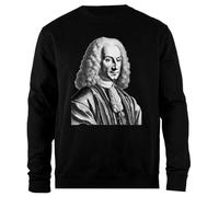 Udaytee Antonio Vivaldi Sweat-Shirt Unisexe Noir À Coupe Simple Sudadera Unisex Negra De Corte Sencillo