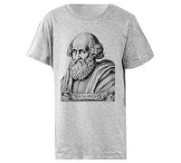 Udaytee Arquímedes Camiseta Infantil Básica Algodón Gris Cotton Child T-Shirt Grey Kid