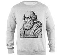 Udaytee Arquímedes Sudadera Unisex Gris De Corte Sencillo Simple-Fit Pullover Grey Unisex Sweatshirt