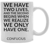 Udaytee Confucio Taza De Cerámica Blanca Taza Para Beber Bebidas White Ceramic Mug Beverage Drinking Cup