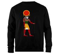 Udaytee El Dios Egipcio Ra es el Sol Sweat-Shirt Unisexe Noir À Coupe Simple Sudadera Unisex Negra De Corte Sencillo