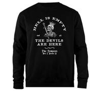Udaytee El Infierno está vacío Todos los Demonios Sweat-Shirt Unisexe Noir À Coupe Simple Sudadera Unisex Negra De Corte Sencillo